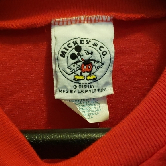 Vintage Girls Fleece Mickey Mouse Nightgown - Picture 4 of 6